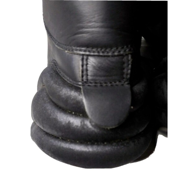 Vintage Sears Steel Toe Boots Men's Size 9.5 D Black Leather - Picture 7 of 10